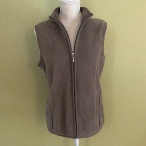 🔥NWT🔥 Karen Scott Women’s Sport Zero-proof Fleece Zippered Vest